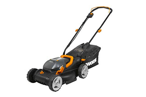 WORX WG779 40V Power Share 4.0 Ah 14" Lawn Mower w/ Mulching & Intellicut (2x20V Batteries)