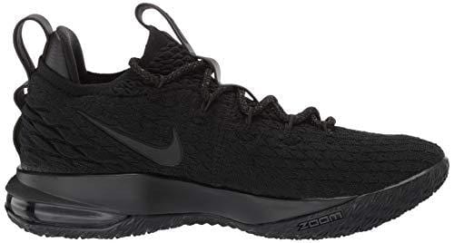 Nike Lebron XV Low Mens Fashion-Sneakers AO1755-004_12 - Black/Black-Thunder Grey