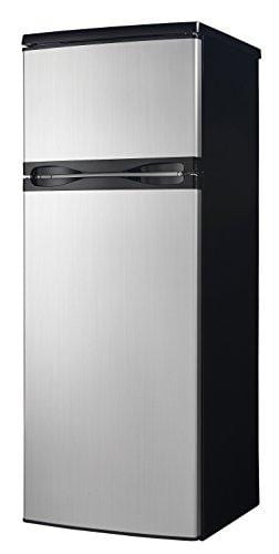 Danby DPF073C1BSLDD Designer 7.3 cu.ft. Two Door Apartment Size Refrigerator, Steel