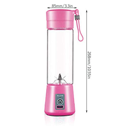 Portable Mini Blender,Personal Size Fruit Mixer,Smoothies Blender Cordless,USB Rechargeable,Bpa-Free,for Juices, Shakes and Smoothies