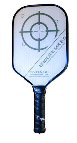Engage Pickleball Encore MX 6.0 | Standard Weight 7.9-8.3 | Traditional | Grip 4 1/4