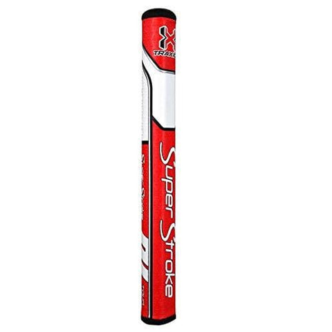 SuperStroke Traxion Tour 2.0 Golf Putter Grip - Red/White