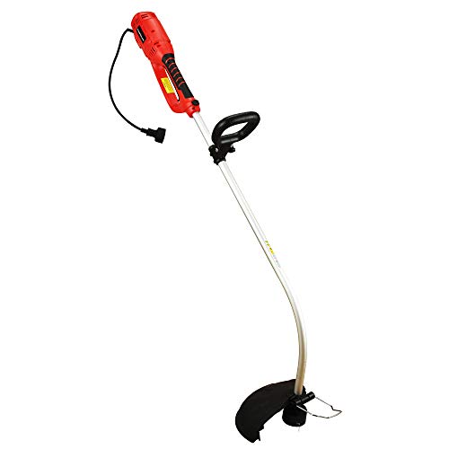 PowerSmart PS8212 7.2 Amp 14-inch Corded String Trimmer, red, Black