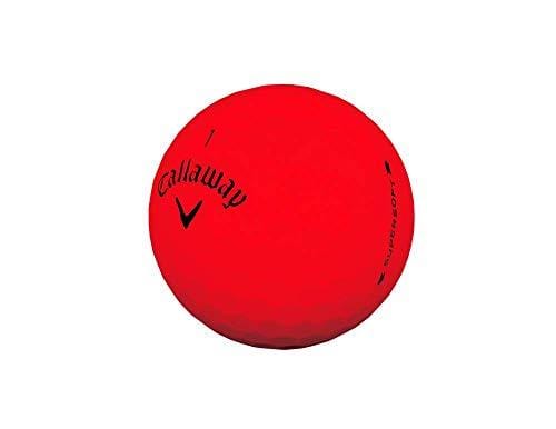 Callaway Golf Supersoft Golf Balls, (One Dozen), Red, Matte Finish [product _type] Callaway - Ultra Pickleball - The Pickleball Paddle MegaStore
