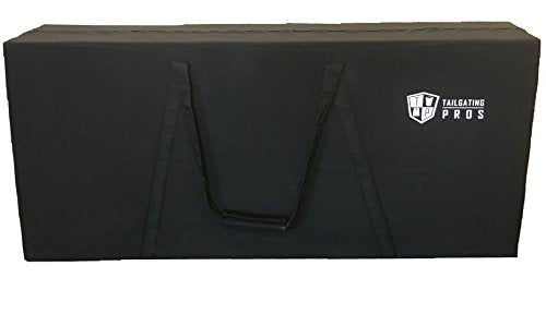Tailgating Pros 4'x2' Cornhole Boards W/Red & Royal Cornhole Bags & Carrying Case