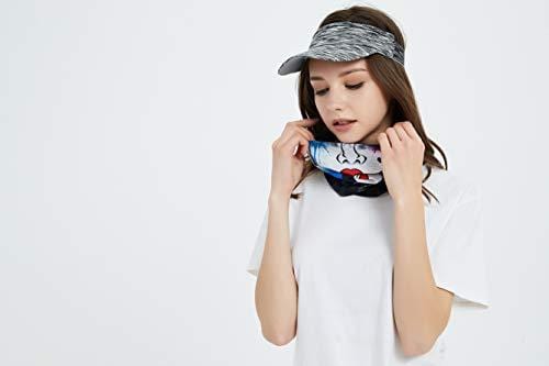 TEFITI Sports Fitness Sun Visor Moisture Wicking Headgear Cap Hats for Golf, Tennis, Cycling, Running (Gray)