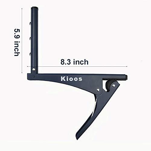 Kioos Collapsible Table Tennis Net Professional Steel Pingpong Net Clip Grip Mesh Training Competition Portable Tension Adjustable Post (Navy Blue)