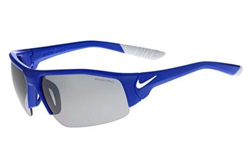 Nike Golf Men's Skylon Ace Xv Rectangular Sunglasses, Game Royal/White Frame, 75 mm