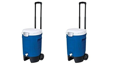Igloo Sport Roller Beverage Cooler (Majestic Blue, 5-Gallon) (Pack of 2) [product _type] Igloo - Ultra Pickleball - The Pickleball Paddle MegaStore