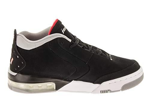 Jordan Nike Men's Big Fund Black/Metallic Silver/White Basketball Shoe 8 Men US