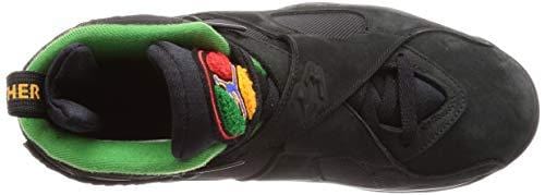 Jordan 8 Retro Men's Shoes Black/Light Concord/Aloe Verde Noir 305381-004 (9 D(M) US)