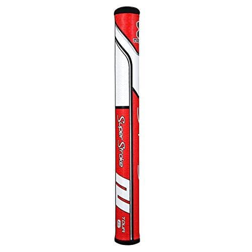 SuperStroke Traxion Tour 2.0 Golf Putter Grip - Red/White