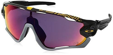Oakley Men's Jawbreaker Non-Polarized Iridium Rectangular Sunglasses, Carbon, 0 mm