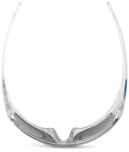 Oakley Men's Batwolf Rectangular Sunglasses,Clear Frame/Ice Iridium Lens,one size