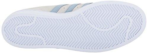 adidas Originals Men's Superstar Running Shoe, Pearl Grey Tactile Blue, 10 Medium US