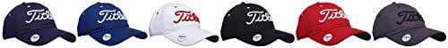 Titleist Classic Golf Ball Marker Hat (Adjustable) White/Red