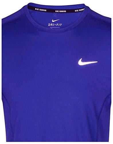Nike Men Dry Running T Shirt Large Polyester, Game Royal