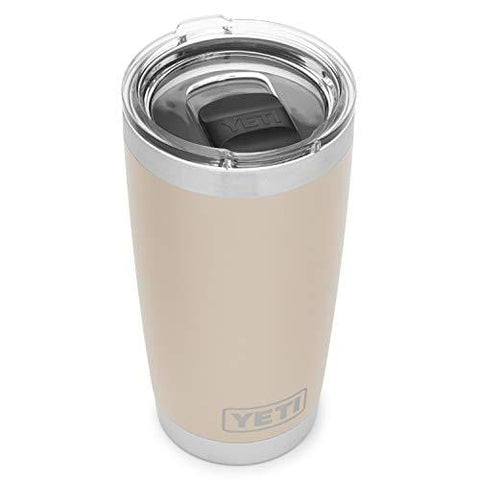 YETI Rambler 20 oz Stainless Steel Vacuum Insulated Tumbler w/MagSlider Lid, Sand