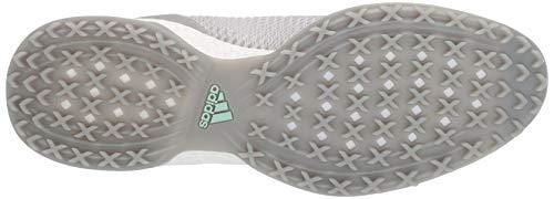 adidas Womens FORGEFIBER BOA Golf Shoe Grey Two/FTWR White/Silver Metallic 7.5 M US [product _type] adidas - Ultra Pickleball - The Pickleball Paddle MegaStore