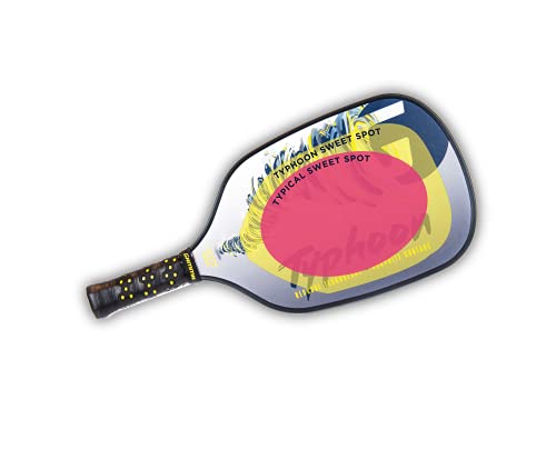 Gamma Typhoon NeuCore Pickleball Paddles with Honeycomb Grip, Composite Fiberglass Surface, Blue - USAPA-Approved Pickleball Paddle with Thicker Large-Cell Core - Premium Pickleball Equipment