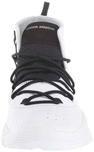 Under Armour Men's SC 3ZER0 II Basketball Shoe, White (103)/Black, 10