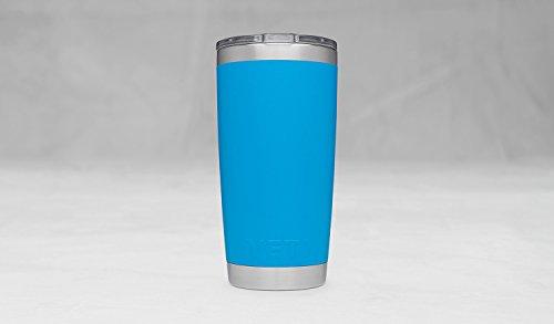 YETI Rambler 20 oz Stainless Steel Vacuum Insulated Tumbler with Lid, Tahoe Blue
