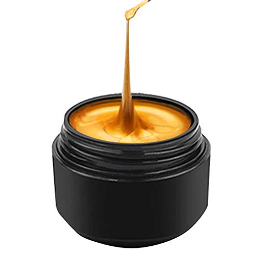 Mggsndi Nail Polish Gel,Creative Elastic Nail Wire Painting Drawing Gel DIY Spider Painted UV Lacquer Varnish Base Manicure Kit Decor Nail Art Supplies Tool Kit DIY Craft Jewelry Black