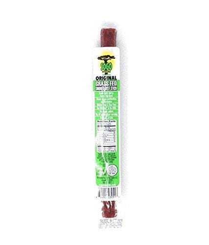 Sugar Free, 100% Grass-Fed, Keto & Paleo Friendly Beef Sticks: No MSG, Gluten or Soy, Never Given Antibiotics or Hormones (Original, 12-Count, 1-oz Stick)