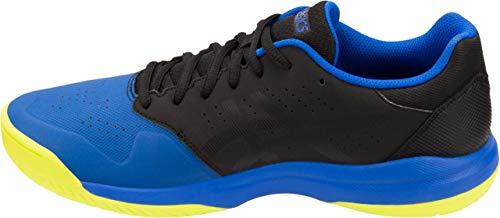 ASICS Gel-Game 7 Men's Tennis Shoe, Black/Illusion Blue, 9.5 D US