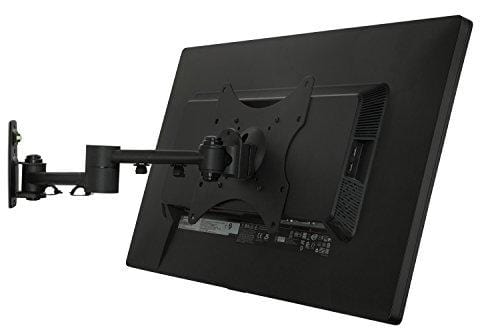 Mount-It! LCD TV Wall Mount Bracket with Full Motion Swing Out Tilt and Swivel Articulating Arm for 13-42" Flat Screen Displays with VESA 75 to 200, 44lb Weight Capacity with 18" Extension