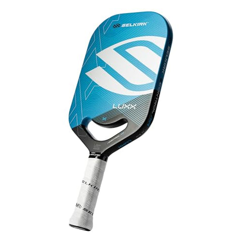 Selkirk LUXX Control Pickleball Paddle | Florek Carbon Fiber Pickleball Paddle with a Polypropylene X7 Core | The Pickle Ball Paddle Designed for Ultimate Power & Control | Invikta Blue