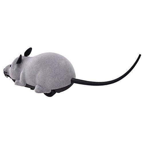 Patgoal Rat Toy for Cat, RC Funny Wireless Electronic Remote Control Mouse Rat Pet Toy for Cats Dogs Pets