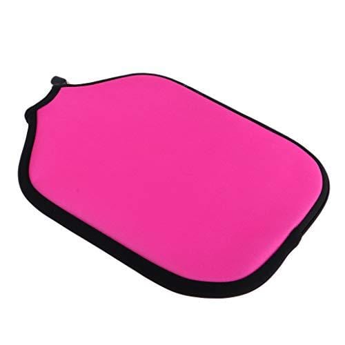 Prettyia Single Neoprene Pickleball Paddle Cover Case - Protect Your Paddle/Racket - Compact, Ultralight & Durable - A19