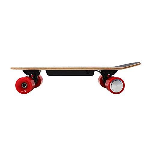 Alouette SKATEBOLT Electric Skateboard with Remote Controller - S1 Small Fish Plate, 10-20km/h 250W Hub-Motor 2.75" Durable Lightweight Wheels with Updated Board