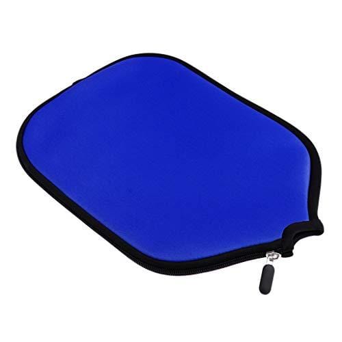 MagiDeal 5Pcs/Set Universal Pickleball Paddle/Racket Cover Zipper Sleeve Protector Case Holder Storage Bag - Solid Multi Colors
