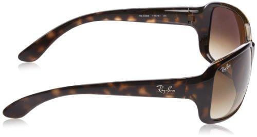 Ray-Ban Women's Rb4068 Square Sunglasses, LIGHT HAVANA, 60 mm
