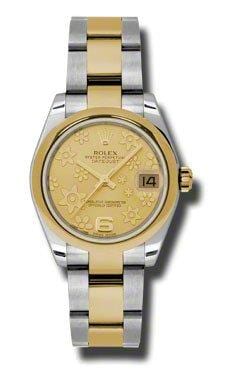 Rolex Datejust Gold Dial Women's Watch 178243
