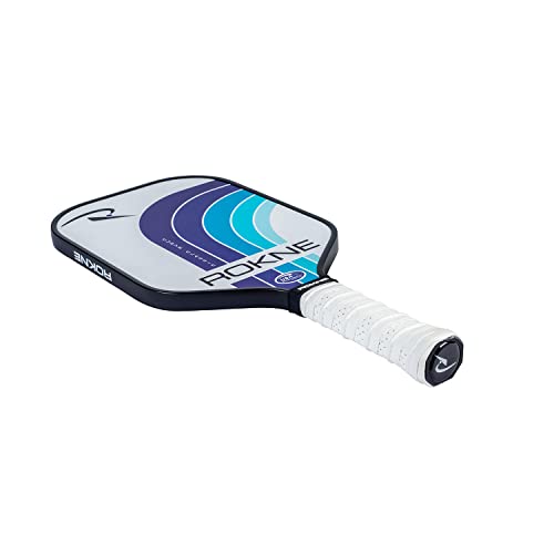 ROKNE Curve Pickleball Paddle | USAPA Approved Fiberglass Pickleball Paddles | Elevate Game with Precision Engineering & Comfort | ProGrit Texture for Max Spin & Power | Pickleball Paddle Blue