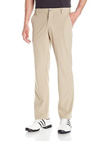 adidas Golf Men's Ultimate Regular Fit Pants, Khaki, Size 36/32