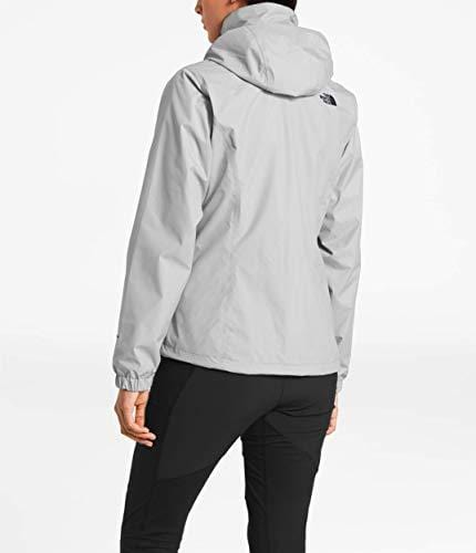 The North Face Women's Resolve 2 Jacket Mid Grey/TNF Black Large