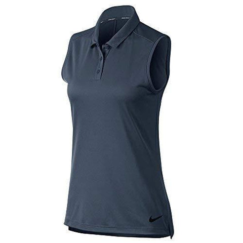 Nike Golf Womens Fitness Training Polo Anthracite Small