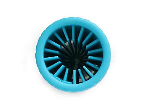 Dexas MudBuster Portable Dog Paw Cleaner, Large, Blue