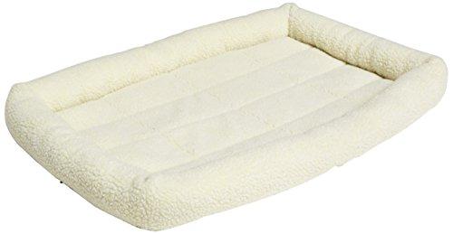 AmazonBasics Padded Pet Bolster Bed - 35 x 22 inches