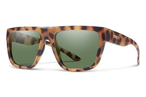 Smith The Comeback Chromapop Polarized Sunglasses, Matte Honey Tortoise, Chromapop Polarized Gray Green