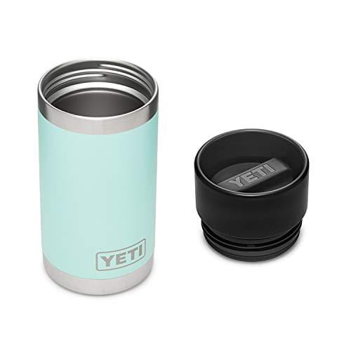 YETI Rambler 12 oz Stainless Steel Vacuum Insulated Bottle with Hot Shot Cap, Seafoam