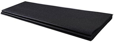 BalanceFrom GoFit High Density Treadmill Exercise Bike Equipment Mat, 3 x 6.5-ft, Foldable