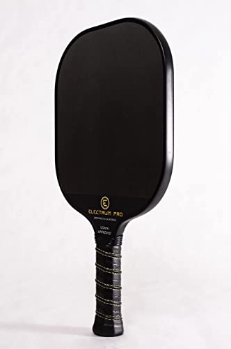 Electrum Pickleball Electrum Pro Paddle USAPA Approved | Carbon Fiber Surface | Polypropylene Honeycomb Core | Best Paddle for Spin and Power | Lightweight