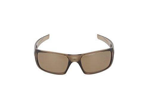 Oakley Men's Crankshaft 0OO9239 Polarized Iridium Rectangular Sunglasses, BROWN SMOKE, 60mm
