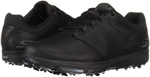 Skechers Men's Pro 4 Waterproof Golf Shoe, Black 9 M US