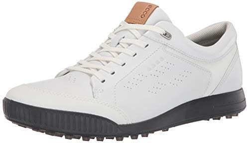 ECCO Men's Street Retro Hydromax Golf Shoe Bright White 46 M EU (12-12.5 US) [product _type] ECCO - Ultra Pickleball - The Pickleball Paddle MegaStore